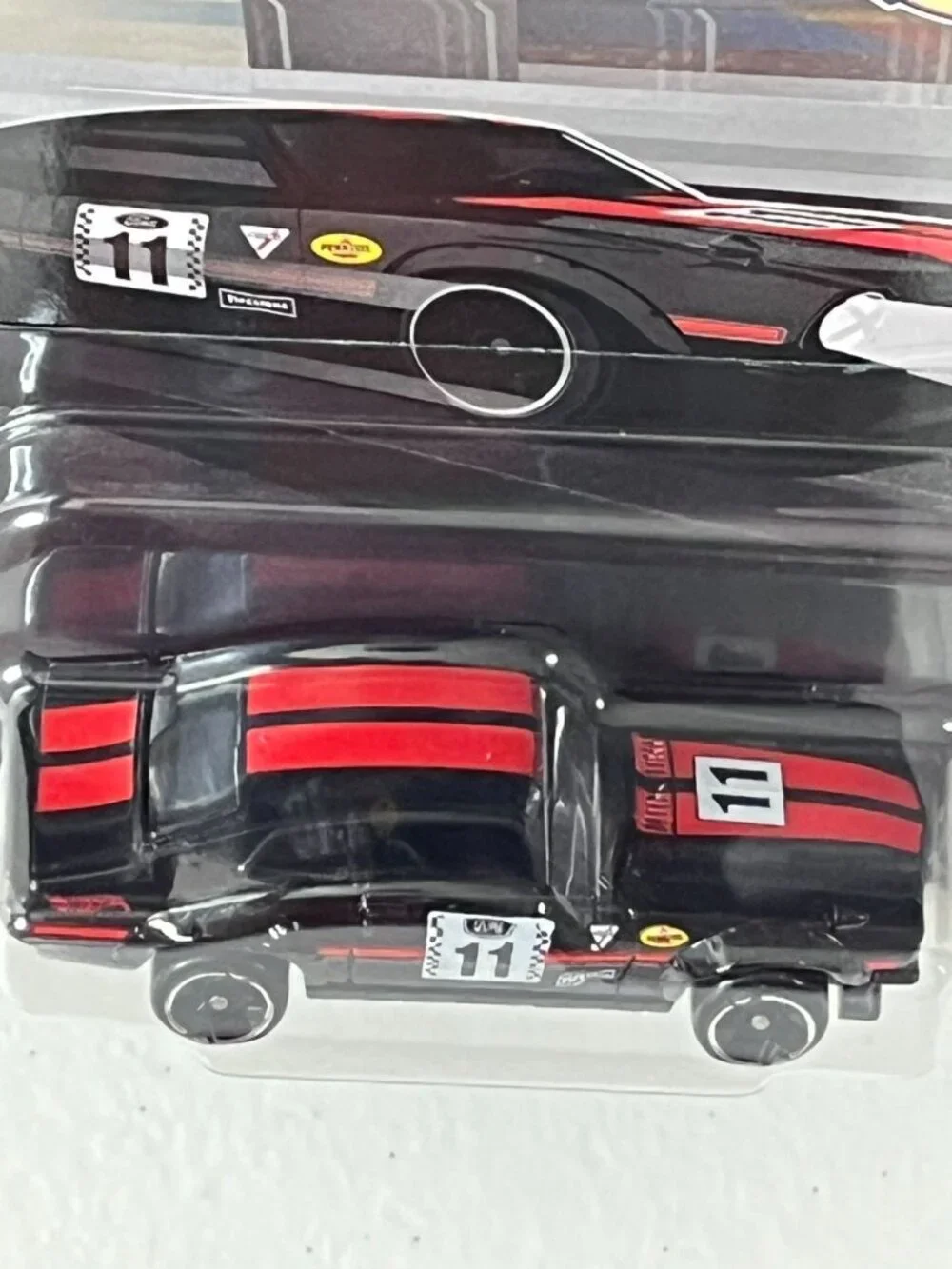 Hot Wheels Custom Ford Maverick Vintage Racing Club 4/5 Black Muscle Car NOC